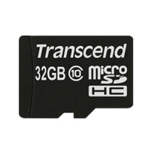 Transcend TS32GUSDHC10 microSDHCJ[h Class10 32GB (SDJ[hϊA_v^t)