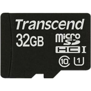Transcend TS32GUSDU1 microSDHCJ[h Class10 UHS-I U1 32GB (SDJ[hϊA_v^t)