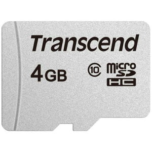 Transcend TS4GUSD300S microSDHC�J�[�h Class10 4GB