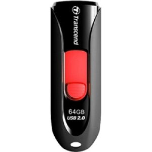 Transcend TS64GJF590K 64GB USB2.0 Pen Drive Capless Black