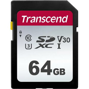 Transcend TS64GSDC300S SDXCJ[h Class10 UHS-I U1 V10 64GB