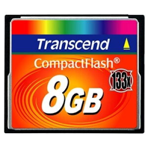 Transcend TS8GCF133 �R���p�N�g�t���b�V�� 133X MLC���� 8GB