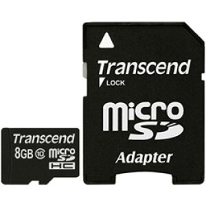 Transcend TS8GUSDHC10 microSDHCJ[h Class10 8GB (SDJ[hϊA_v^t)