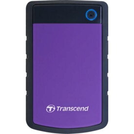 Transcend TS4TSJ25H3P 2.5インチ ポータブルHDD StoreJet 25H3 (USB3.0) 4TB パープル