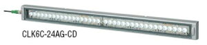 �p�g���C�g CLK6C-24AG-CD �h���ϖ��^LED�Ɩ����[�N���C�g ������600mm/M12�R�l�N�^�ڑ�/�A���~�j�E��/�����F