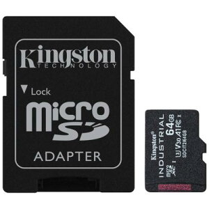 Kingston SDCIT2/64GB 64GB microSDXC UHS-I Class 10 YƃO[hxΉJ[h + SDA_v^t