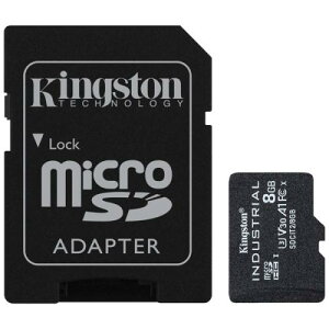 Kingston SDCIT2/8GB 8GB microSDHC UHS-I Class 10 YƃO[hxΉJ[h + SDA_v^t