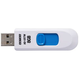 ADTEC AD-USTW8G-U2 USB2.0 �X���C�h���t���b�V�������� USTW 8GB �z���C�g