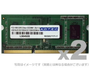 ADTEC ADM14900N-L4GW Macp DDR3L-1866 204pin SO-DIMM 4GB×2