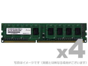 ADTEC ADS12800D-H4G4 DDR3-1600 240pin UDIMM 4GB×4�� �ȓd��