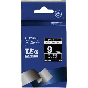 brother TZe-325 �y�u���U�[�����z�s�[�^�b�` ���~�l�[�g�e�[�v TZe-325 ��9mm (������/��)