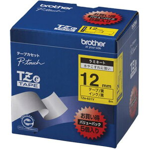 brother TZe-631V �y�u���U�[�����z�s�[�^�b�` ���~�l�[�g�e�[�v TZe-631V ��12mm (������/��/����5�{�p�b�N)