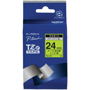 brother TZe-C51 �y�u���U�[�����z�s�[�^�b�` ���~�l�[�g�e�[�v TZe-C51 ��24mm (������/�u����)