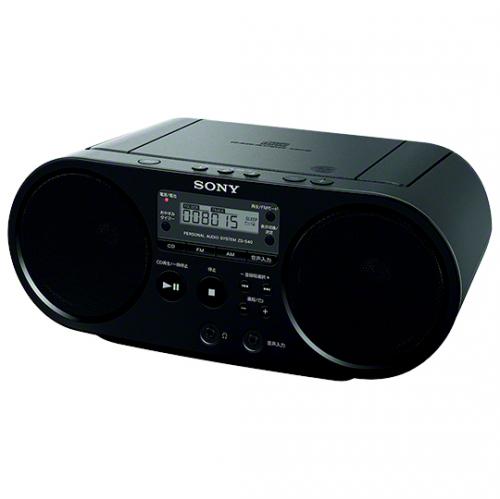 Sony ZS-S40 B CDラジオ ブラック