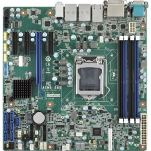 AhoebN ASMB-585G4-00A1E Intel LGA 1151 6th Generation Core i7/i5/i3/Xeon Micro ATX Server Board with Quad LAN DDR4