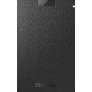 BUFFALO SSD-PGVB1.0U3-B 抗ウイルス・抗菌ポータブルSSD USB3.2(Gen1) Type-A 1TB ブラック