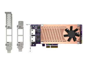 QNAP QM2-2P2G2T/A 2 x M.2 PCIe SSD + 2|[g 2.5GbE LANJ[h (QM2-2P2G2TAg)