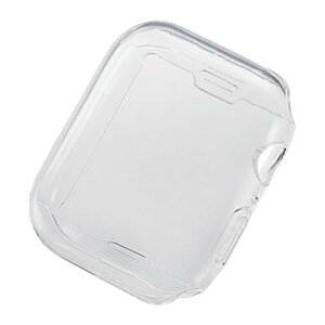 ELECOM AW-21AFCUCR Apple Watch series7 45mm�p�t���J�o�[�P�[�X/�\�t�g/�N���A