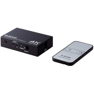 ELECOM DH-SW4KP21BK HDMIؑ֊/4K60PΉ/2|[g/21o/pRt/ubN