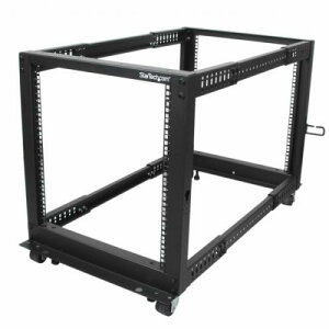 StarTech.com 4POSTRACK12U 12U4|XgI[vt[^T[o[bNs457mmω׏d544kgLX^[/tAx[/P[uztbNt
