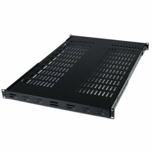 StarTech.com ADJSHELF 1U�L�k�����M�p�X���b�g�t���T�[�o�[���b�N�I��/���[�I�ω׏d80kg���s�������\�͈�480-960mm