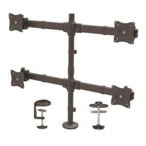 StarTech.com ARMQUAD 4ʑΉ֐߉tfBXvCj^A[X`[A[VESAKij^[(ő27C`/8kg)ɑΉ