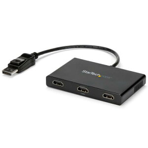 StarTech.com MSTDP123HD 3|[gMSTnuDisplayPort-3xHDMI}`j^[Xvb^fBXvC|[g(IX)-3xHDMI(X)4KΉWindowŝݑΉ