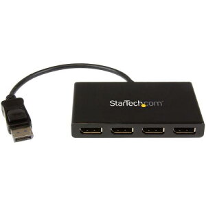 StarTech.com MSTDP124DP 4|[gMSTnuDisplayPort-4xDisplayPort}`j^[Xvb^4KΉfBXvC|[g(IX)-4|[gfBXvC|[g(X)WindowŝݑΉ