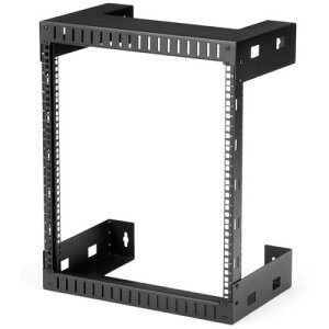 StarTech.com RK12WALLO 12U�E�H�[���}�E���g19�C���`�T�[�o�[���b�N2�|�X�g�I�[�v���t���[��/�Ǌ|�������s��12�C���`