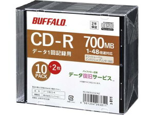 BUFFALO RO-CR07D-012CWZ wfBA CD-R PCf[^p 700MB @l`l 10+2