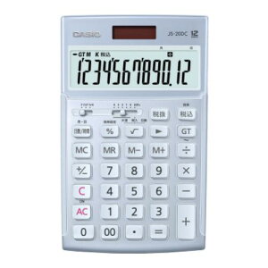 CASIO JS-20DC-BU-N d 12 ԌvZ WXg^Cv u[