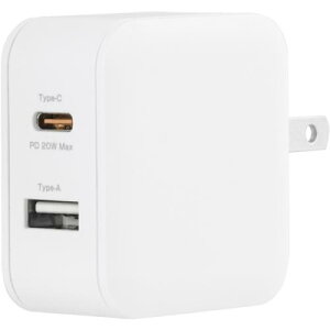 �O���[���n�E�X GH-ACU2PB-WH USB-AC�[�d�� 2�|�[�g 20W �z���C�g