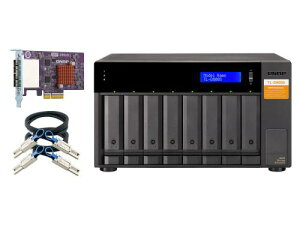 QNAP TLD800SN188 TL-D800S �j�A���C�� 144TB (18TB x 8)
