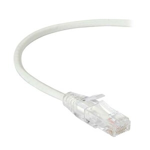 �u���b�N�{�b�N�X C6APC28-WH-15 Slim-net CAT6A�׌a�p�b�`�P�[�u�� 28AWG �� 500MHz PVC 4.5m