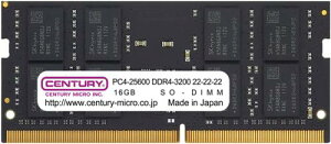Z`[}CN CB16G-SOD4U3200 m[gPCp PC4-25600/DDR4-3200 16GB 260pin Unbuffered_Non-ECC_SO-DIMM 1.2v { 2rank