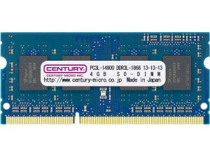 Z`[}CN CD4G-SOD3LU1866 m[gPCp PC3L-14900/DDR3L-1866 4GB SO-DIMM {
