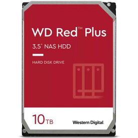 WesternDigital 0718037-886206 WD Red Plusシリーズ 3.5インチ内蔵HDD NAS用 10TB 3年保証 WD101EFBX