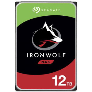 Seagate ST12000VN0008 IronWolf 3.5yf[^3Ntz 12TB HDDiCMRj[J[3Nۏ 256MB 7200rpm 24ԉғ PCANASp RVZT[t
