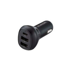 ELECOM MPA-CCPD06BK VK[`[W[/USB Power Delivery 18W+QC18W/Type-C×1/USB-A×2/ubN