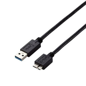 ELECOM USB3-AMB10BK/ID USB3.0P[u/A-microB^Cv/dlŒ/1m/ubN
