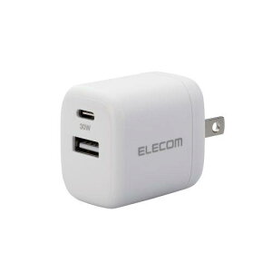 ELECOM MPA-ACCP30WH AC[d/USB[d/USB Power Delivery/30W/USB-C1|[g/USB-A1|[g/XCOvO/zCg