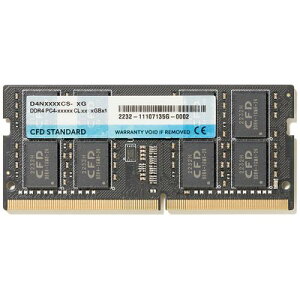 CFD̔ 4988755-062817 CFD X^_[h DDR4-2666 PC4-21300 m[gp 16GB D4N2666CS-16G