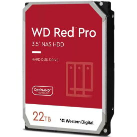 WesternDigital 0718037-893501 WD Red Pro NAS向け SATA6G接続 3.5インチHDD 22TB 5年保証 WD221KFGX