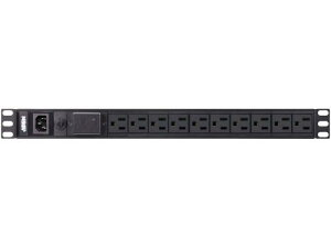 ATEN PE0110SA 1U�x�[�V�b�NPDU�iNEMA 5-15R�o�́A�T�[�W�ی�@�\���ځj