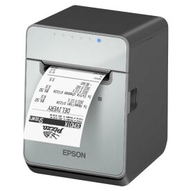 EPSON TM-L100B レシートプリンター/台紙無しラベル対応/40mm・58mm・80mm/USB・有線LAN・Bluetooth/ブラックモデル