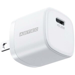 ADTEC APD-V020C-WH Power DeliveryΉ AC[d/20W/USB Type-C 1|[g/zCg