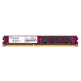 ADATA ADDX1600W4G11-SPU DRAM DDR3L-1600 4GB VLP U-DIMM DESKTOP用メモリ 永年保証