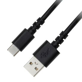 グリーンハウス GH-UCACA20-BK USB Type-A - USB Type-C 充電/データ転送ケーブル 2m ブラック