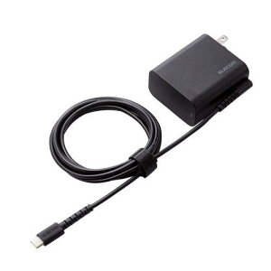 ELECOM ACDC-PD2545BK m[gPCpACA_v^[/Type-C/USB Power DeliveryΉ/45W/P[ǔ^/1.8m/ubN