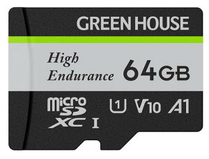 �O���[���n�E�X GH-SDM-WA64G �h�����R/�A�N�V�����J��������microSDXC�J�[�h 64GB